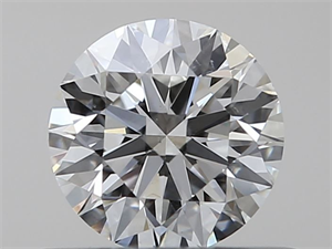 Picture of Natural Diamond 0.41 Carats, Round with Excellent Cut, H Color, SI1 Clarity and Certified by GIA