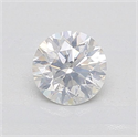 Natural Diamond 0.60 Carats, Round with Very Good Cut, G Color, SI2 Clarity and Certified by IGI