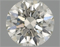 Natural Diamond 0.50 Carats, Round with Excellent Cut, I Color, SI1 Clarity and Certified by IGI