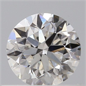 Natural Diamond 0.40 Carats, Round with Very Good Cut, H Color, VS1 Clarity and Certified by GIA