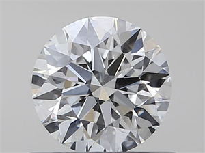 Picture of Natural Diamond 0.45 Carats, Round with Excellent Cut, E Color, VS2 Clarity and Certified by GIA