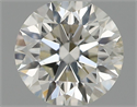 Natural Diamond 0.50 Carats, Round with Excellent Cut, H Color, SI1 Clarity and Certified by IGI