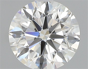 Picture of Natural Diamond 0.40 Carats, Round with Excellent Cut, H Color, VVS1 Clarity and Certified by GIA