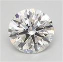 Natural Diamond 0.41 Carats, Round with Excellent Cut, H Color, IF Clarity and Certified by GIA