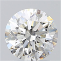 Natural Diamond 1.71 Carats, Round with Excellent Cut, H Color, VS1 Clarity and Certified by GIA