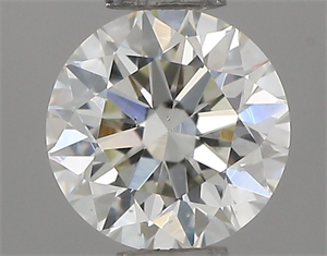 Picture of Natural Diamond 0.40 Carats, Round with Very Good Cut, I Color, VS2 Clarity and Certified by IGI