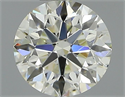 Natural Diamond 0.61 Carats, Round with Excellent Cut, I Color, SI1 Clarity and Certified by IGI