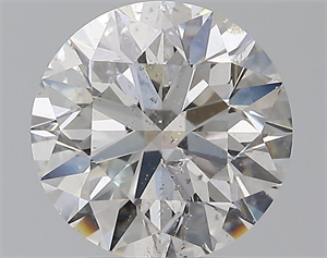 Picture of Natural Diamond 2.02 Carats, Round with Excellent Cut, G Color, SI2 Clarity and Certified by GIA