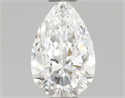 Natural Diamond 0.70 Carats, Pear with  Cut, D Color, VVS1 Clarity and Certified by GIA