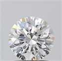 Natural Diamond 1.06 Carats, Round with Excellent Cut, D Color, IF Clarity and Certified by GIA