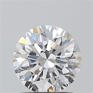 Picture of Natural Diamond 1.06 Carats, Round with Excellent Cut, D Color, IF Clarity and Certified by GIA