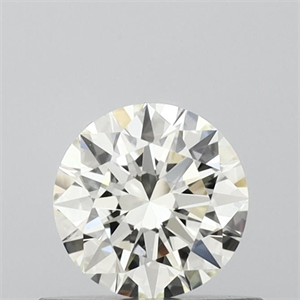 Picture of Natural Diamond 0.51 Carats, Round with Excellent Cut, K Color, VS1 Clarity and Certified by GIA