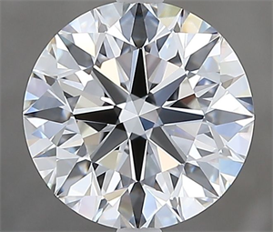 Picture of Natural Diamond 1.90 Carats, Round with Excellent Cut, F Color, VVS2 Clarity and Certified by GIA