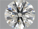 Natural Diamond 0.50 Carats, Round with Excellent Cut, I Color, VS1 Clarity and Certified by IGI