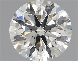 Picture of Natural Diamond 0.50 Carats, Round with Excellent Cut, I Color, VS1 Clarity and Certified by IGI