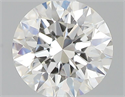 Natural Diamond 0.40 Carats, Round with Excellent Cut, H Color, VVS2 Clarity and Certified by GIA