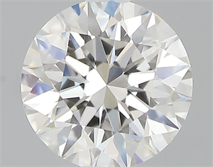 Picture of Natural Diamond 0.40 Carats, Round with Excellent Cut, H Color, VVS2 Clarity and Certified by GIA