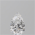 Natural Diamond 0.91 Carats, Pear with  Cut, D Color, VS2 Clarity and Certified by GIA