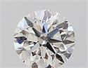 Natural Diamond 0.40 Carats, Round with Very Good Cut, F Color, SI1 Clarity and Certified by GIA