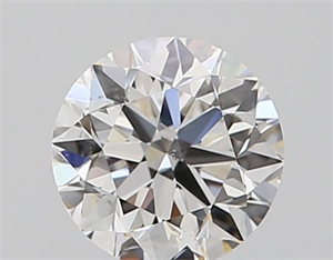 Picture of Natural Diamond 0.40 Carats, Round with Very Good Cut, F Color, SI1 Clarity and Certified by GIA