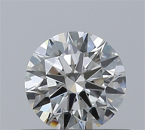 Picture of Natural Diamond 0.41 Carats, Round with Excellent Cut, H Color, IF Clarity and Certified by IGI