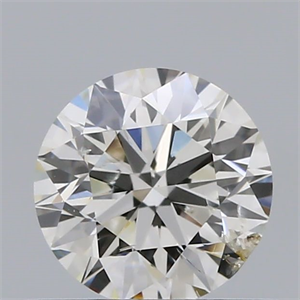 Picture of Natural Diamond 0.50 Carats, Round with Excellent Cut, I Color, SI2 Clarity and Certified by IGI