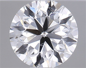 Picture of Natural Diamond 0.40 Carats, Round with Very Good Cut, F Color, SI2 Clarity and Certified by GIA