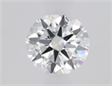 Natural Diamond 0.43 Carats, Round with Excellent Cut, D Color, VVS2 Clarity and Certified by GIA