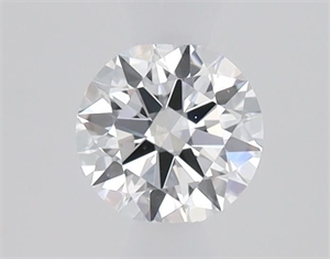 Picture of Natural Diamond 0.43 Carats, Round with Excellent Cut, D Color, VVS2 Clarity and Certified by GIA