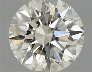 Picture of Natural Diamond 0.41 Carats, Round with Excellent Cut, I Color, VS2 Clarity and Certified by IGI