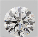 Natural Diamond 0.47 Carats, Round with Excellent Cut, H Color, VS2 Clarity and Certified by GIA