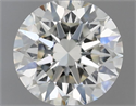 Natural Diamond 0.50 Carats, Round with Excellent Cut, I Color, VS1 Clarity and Certified by IGI