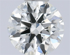 Picture of Natural Diamond 0.47 Carats, Round with Excellent Cut, H Color, VVS2 Clarity and Certified by IGI