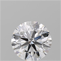 Natural Diamond 1.71 Carats, Round with Excellent Cut, D Color, SI1 Clarity and Certified by GIA