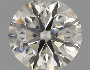 Picture of Natural Diamond 0.40 Carats, Round with Excellent Cut, I Color, SI2 Clarity and Certified by IGI