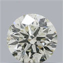 Natural Diamond 0.51 Carats, Round with Excellent Cut, I Color, SI2 Clarity and Certified by IGI