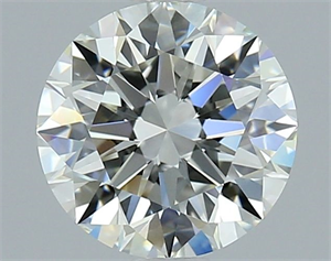 Picture of Natural Diamond 2.01 Carats, Round with Excellent Cut, K Color, IF Clarity and Certified by GIA