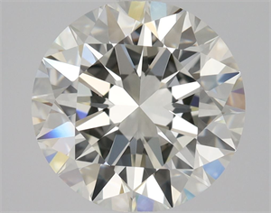 Picture of Natural Diamond 2.01 Carats, Round with Excellent Cut, H Color, VVS2 Clarity and Certified by IGI