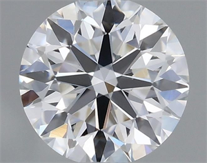 Picture of Natural Diamond 0.43 Carats, Round with Excellent Cut, E Color, VS2 Clarity and Certified by GIA