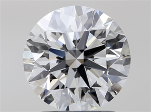 Picture of Natural Diamond 1.80 Carats, Round with Excellent Cut, G Color, VVS2 Clarity and Certified by GIA