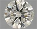 Natural Diamond 0.40 Carats, Round with Excellent Cut, I Color, VS2 Clarity and Certified by IGI