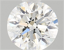 Natural Diamond 0.40 Carats, Round with Excellent Cut, I Color, VS1 Clarity and Certified by GIA