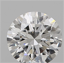 Natural Diamond 0.46 Carats, Round with Excellent Cut, H Color, VVS2 Clarity and Certified by GIA