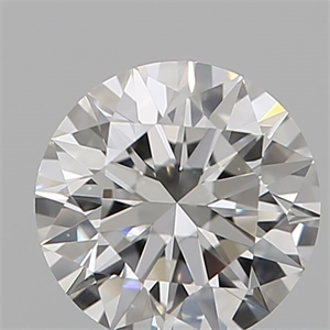 Picture of Natural Diamond 0.46 Carats, Round with Excellent Cut, H Color, VVS2 Clarity and Certified by GIA