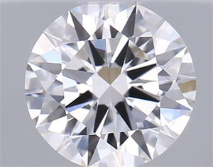 Picture of Natural Diamond 0.40 Carats, Round with Excellent Cut, F Color, VS2 Clarity and Certified by GIA