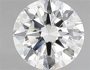 Picture of Natural Diamond 1.70 Carats, Round with Excellent Cut, I Color, IF Clarity and Certified by IGI