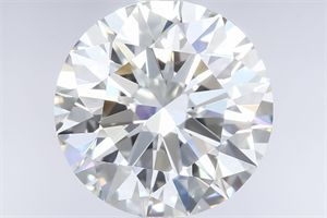 Picture of Natural Diamond 2.11 Carats, Round with Excellent Cut, J Color, IF Clarity and Certified by GIA