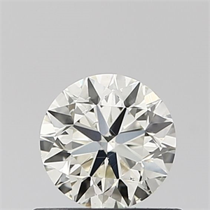 Picture of Natural Diamond 0.50 Carats, Round with Very Good Cut, J Color, SI1 Clarity and Certified by IGI