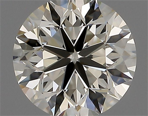 Picture of Natural Diamond 0.41 Carats, Round with Excellent Cut, I Color, IF Clarity and Certified by IGI