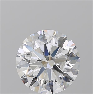 Picture of Natural Diamond 3.13 Carats, Round with Excellent Cut, E Color, VS1 Clarity and Certified by GIA